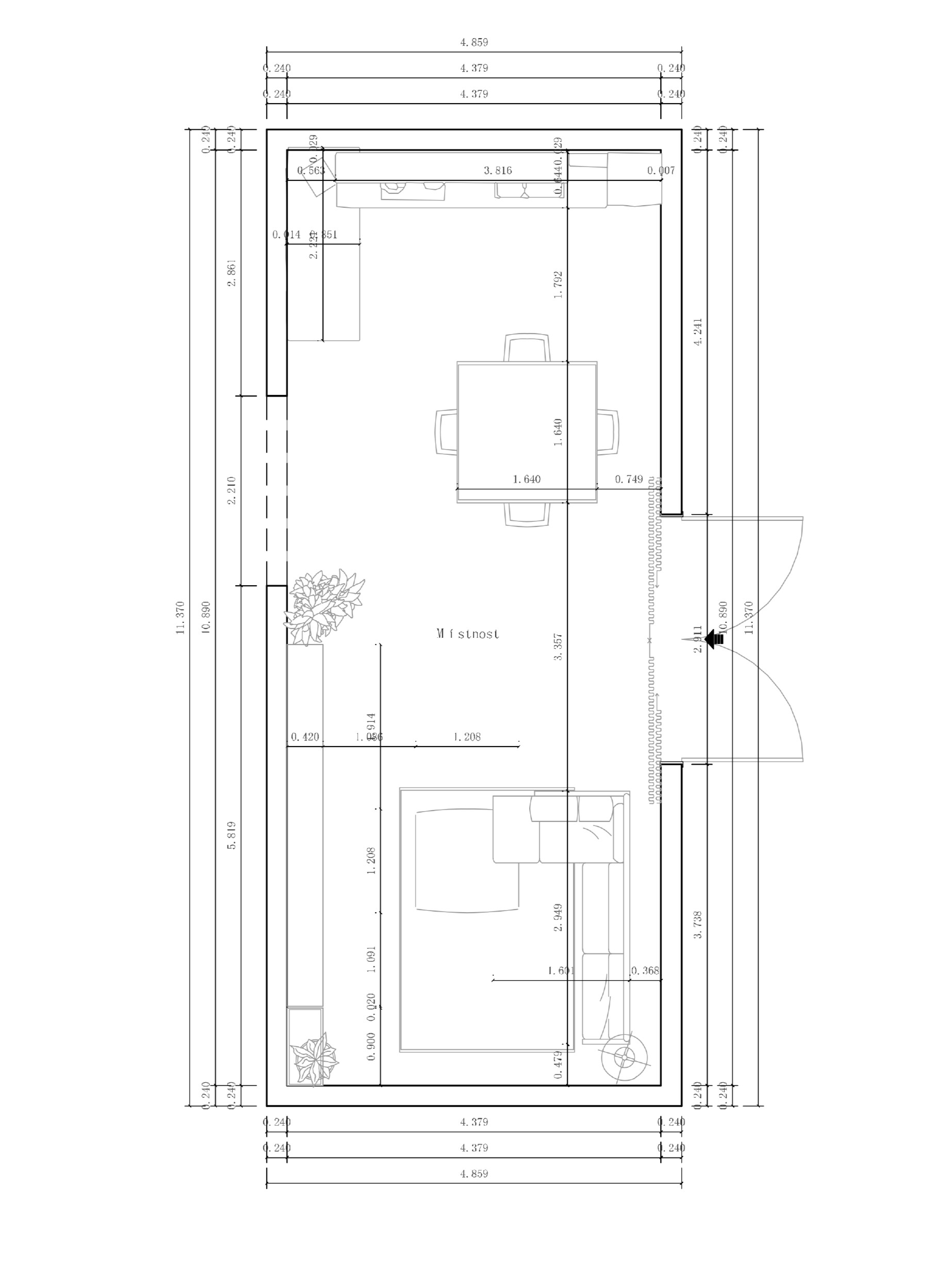 Furniture Size Plan